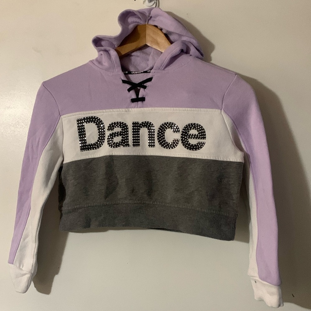Justice Crop L/S Sweatshirt!
